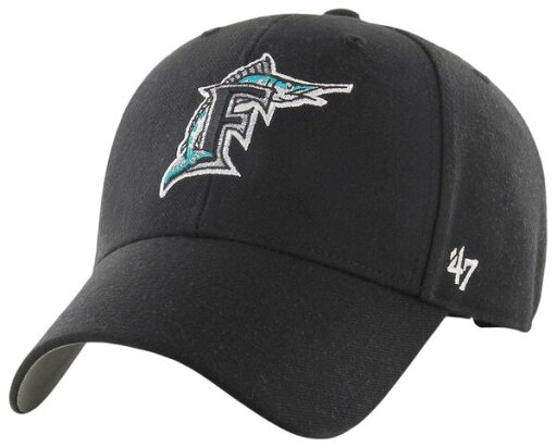 【送料無料】 フォーティーセブン レディース 帽子 アクセサリー '47 Adult Miami Marlins Black Logo MVP Adjustable Hat 【送料無料】 フォーティーセブン レディース 帽子 アクセサリー '47 Adult Miami Marlins Black Logo MVP Adjustable Hat