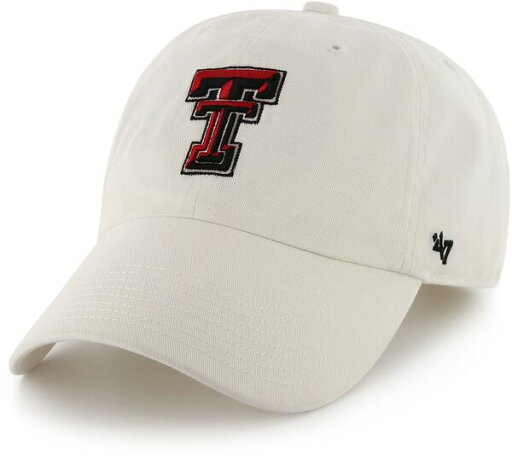 【送料無料】 フォーティーセブン メンズ 帽子 アクセサリー '47 Adult Texas Tech Red Raiders White Clean Up Adjustable Hat 【送料無料】 フォーティーセブン メンズ 帽子 アクセサリー '47 Adult Texas Tech Red Raiders White Clean Up Adjustable Hat