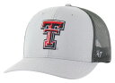 【送料無料】 フォーティーセブン レディース 帽子 アクセサリー '47 Adult Texas Tech Red Raiders Gray Adjustabl...