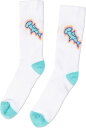 【送料無料】 チャビーズ メンズ 靴下 アンダーウェア Chubbies Adult All-Day Socks Pure White/Shark(4)