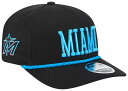 【送料無料】 ニューエラ レディース 帽子 アクセサリー New Era Adult Miami Marlins Blue 9Seventy Adjustabl...