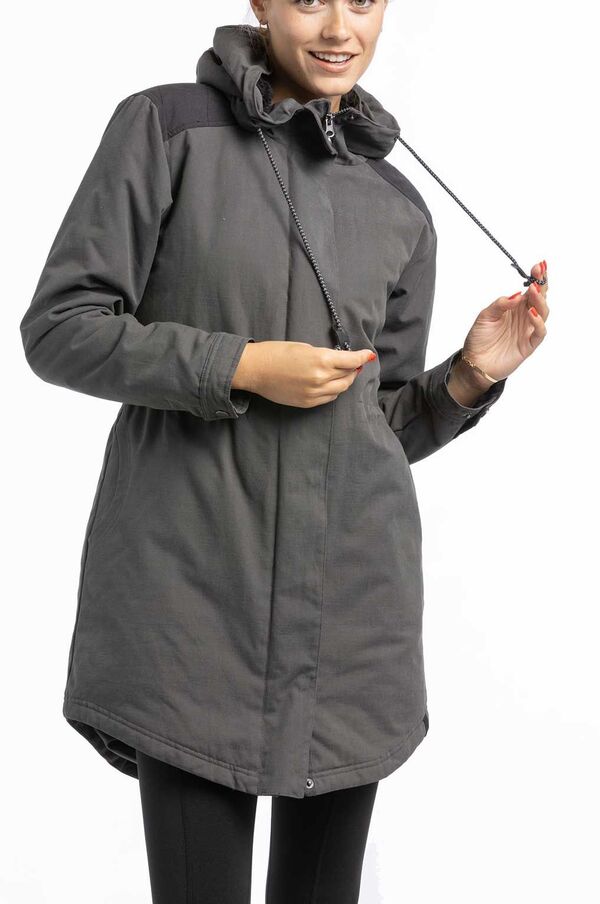 【送料無料】 リブ レディース ジャケット・ブルゾン アウター LIV Women's Avery Sherpa Lined Parka Asphalt/Black