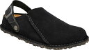 【送料無料】 ビルケンシュトック レディース スニーカー シューズ Birkenstock Women's Lutry Premium Suede Sandal Black Suede