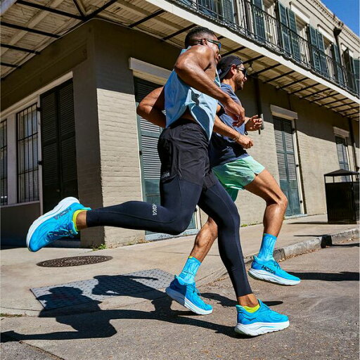【送料無料】 ホカオネオネ メンズ スニーカー シューズ HOKA Men's Clifton 10 Running Shoes Blue/Blue