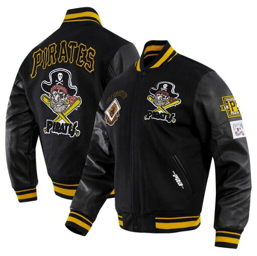 【送料無料】 プロスタンダード メンズ ジャケット・ブルゾン アウター Pro Standard Men's Pittsburgh Pirates Black Retro Classic Jacket 【送料無料】 プロスタンダード メンズ ジャケット・ブルゾン アウター Pro Standard Men's Pittsburgh Pirates Black Retro Classic Jacket