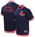 【送料無料】 プロスタンダード メンズ ジャケット・ブルゾン アウター Pro Standard Men's Boston Red Sox Navy Souvenir Warmup Jacket