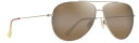 【送料無料】 マウイジム メンズ サングラス・アイウェア アクセサリー Maui Jim Hau'oli XL Polarized Sunglasses Gol...