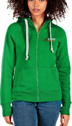 【送料無料】 アンティグア レディース パーカー・スウェット アウター Antigua Women's Florida A&M Rattlers Green Victory Full-Zip Hoodie 【送料無料】 アンティグア レディース パーカー・スウェット アウター Antigua Women's Florida A&M Rattlers Green Victory Full-Zip Hoodie