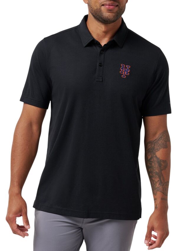 ̵ ȥӥޥҥ塼  ݥ ȥåץ TravisMathew Men's New York Mets Black ...