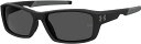 【送料無料】 アンダーアーマー メンズ サングラス・アイウェア アクセサリー Under Armour Fanatical Polarized Sunglasses Matte Black/Gray(4)