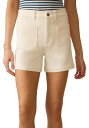 【送料無料】 ファレティ レディース ハーフパンツ・ショーツ ボトムス Faherty Women's Stretch Terry Patch Pocket Shorts Egret