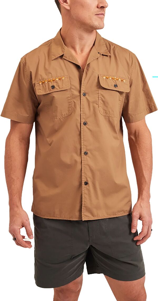 【送料無料】 ハウラーブラザーズ メンズ シャツ トップス Howler Brothers Shores Club Shirt Duck Brown