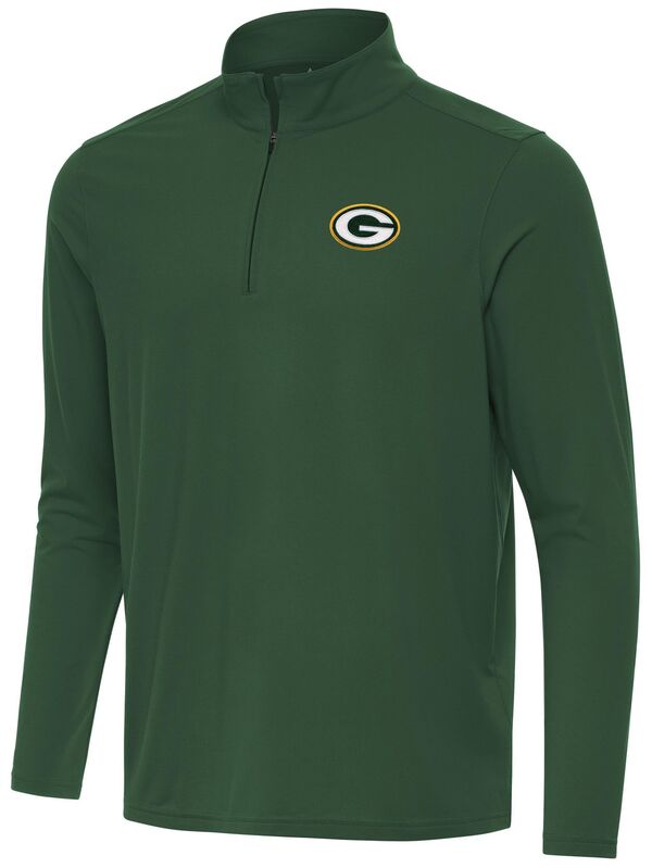 ̵ ƥ   ȥåץ Antigua Men's Green Bay Packers Dark Pine I...