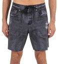 【送料無料】 ハーレー メンズ ハーフパンツ・ショーツ ボトムス Hurley Men's Phantom - Eco Denim 18" Shorts Black
