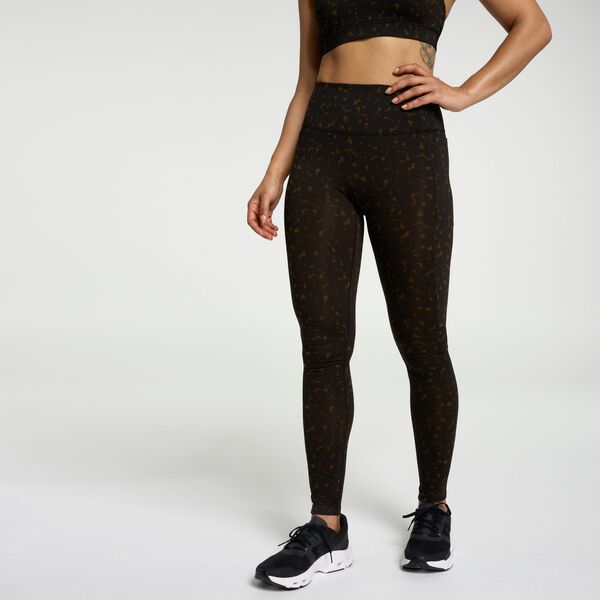 【送料無料】 キャリー レディース レギンス ボトムス CALIA Women's Essentials Full Length Legging Tortoise Print Black