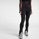 【送料無料】 キャリー レディース レギンス ボトムス CALIA Women's Essential Split Front Legging Pure Black