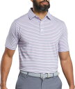 【送料無料】 フットジョイ メンズ ポロシャツ トップス FootJoy Men's Balance Stripe Lisle Golf Polo Skyway