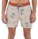 【送料無料】 ハーレー メンズ ハーフパンツ・ショーツ 水着 Hurley Men's Phantom Naturals Sessions 16" Boardshorts Hazelnut