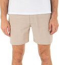 【送料無料】 ハーレー メンズ ハーフパンツ・ショーツ ボトムス Hurley Men's Phantom Phantom SLUB 3/4 WAISTBAND 18 in Shorts Khaki