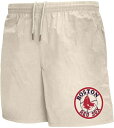 【送料無料】 ミッチェル&ネス メンズ ハーフパンツ・ショーツ ボトムス Mitchell & Ness Adult Boston Red Sox Vinyl Logo Cream Athletic Shorts