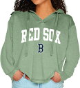 【送料無料】 ソフト アズ ア グレープ レディース パーカー・スウェット アウター Soft As A Grape Women's Boston Red Sox Green Hoodie
