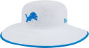 【送料無料】 ニューエラ レディース 帽子 アクセサリー New Era Adult Detroit Lions Training Camp 2025 Panama White Adjustable Bucket Hat