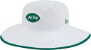 【送料無料】 ニューエラ レディース 帽子 アクセサリー New Era Adult New York Jets Training Camp 2025 Panama White Adjustable Bucket Hat