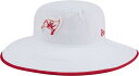 【送料無料】 ニューエラ レディース 帽子 アクセサリー New Era Adult Tampa Bay Buccaneers Training Camp 2025 Panama White Adjustable Bucket Hat