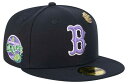 【送料無料】 ニューエラ レディース 帽子 アクセサリー New Era Adult Boston Red Sox Navy Big League Chew 59Fifty Fitted Hat
