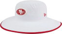 【送料無料】 ニューエラ レディース 帽子 アクセサリー New Era Adult San Francisco 49ers Training Camp 2025 Panama White Adjustable Bucket Hat