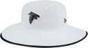 【送料無料】 ニューエラ レディース 帽子 アクセサリー New Era Adult Atlanta Falcons Training Camp 2025 Panama White Adjustable Bucket Hat