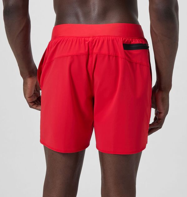 【送料無料】 スピード メンズ ハーフパンツ・ショーツ 水着 Speedo Men's The Lookout Solid 16" Volley Shorts High Risk Red