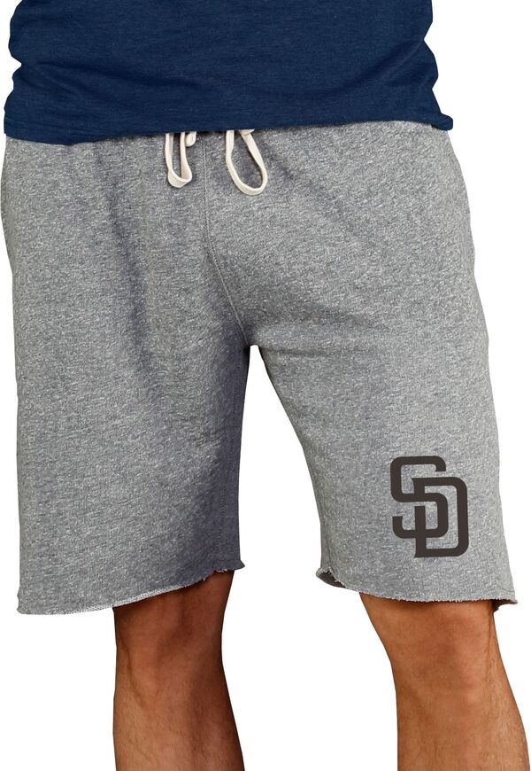 【送料無料】 コンセプツ スポーツ メンズ ハーフパンツ・ショーツ ボトムス Concepts Sport Men's San Diego Padres Grey Mainstream Terry Shorts