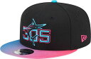 【送料無料】 ニューエラ レディース 帽子 アクセサリー New Era Adult Miami Marlins 2025 City Connect 9Fifty Adjustable Hat