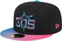 【送料無料】 ニューエラ レディース 帽子 アクセサリー New Era Adult Miami Marlins 2025 City Connect 59Fif...