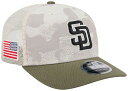 【送料無料】 ニューエラ レディース 帽子 アクセサリー New Era Adult San Diego Padres Khaki Armed Forces Day 2025 9Seventy Adjustable Hat