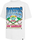 【送料無料】 フォーティーセブン レディース Tシャツ トップス '47 Adult Los Angeles Dodgers White Cooperstown Foundation T-Shirt