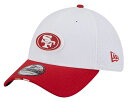 【送料無料】 ニューエラ レディース 帽子 アクセサリー New Era Adult San Francisco 49ers Training Camp 2025 White 39Thirty Stretch Fit Hat