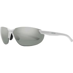 スミス メンズ サングラス・アイウェア アクセサリー Smith Parallel 2 Polarized Sunglasses Matte White / Polarized Platinum Mirror