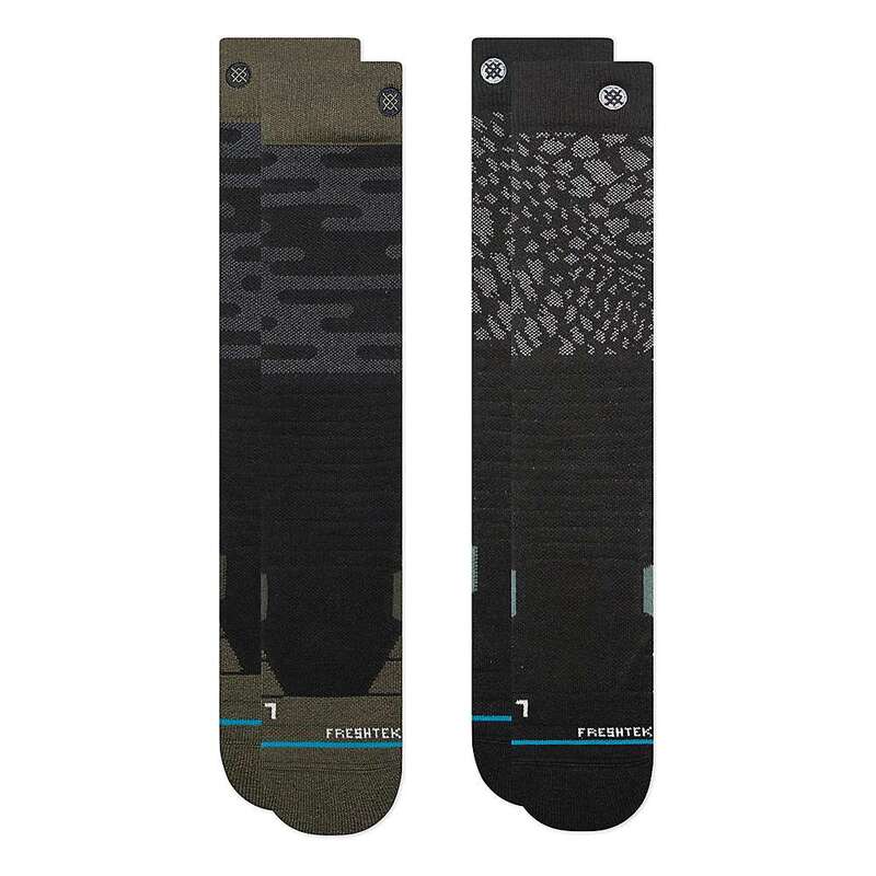 【送料無料】 スタンス メンズ 靴下 アンダーウェア Stance Black Diamond Sock - 2 Pack Black