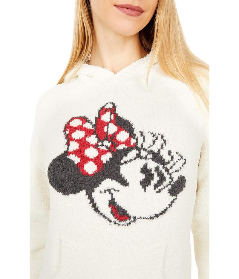 ベアフットドリームス レディース パーカー・スウェット アウター CozyChic Classic Disney Minnie Mouse Hoodie Cream Multi