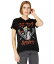 ローレンモシ レディース シャツ トップス Edda ZZ Top Boyfriend Tee Black