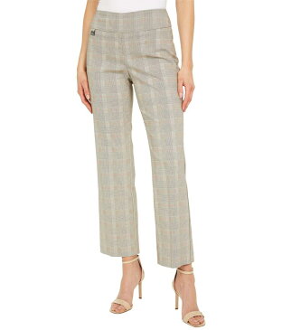 リゼッタ レディース カジュアルパンツ ボトムス Vida Plaid Pattern 26'' Ankle Crop Tan