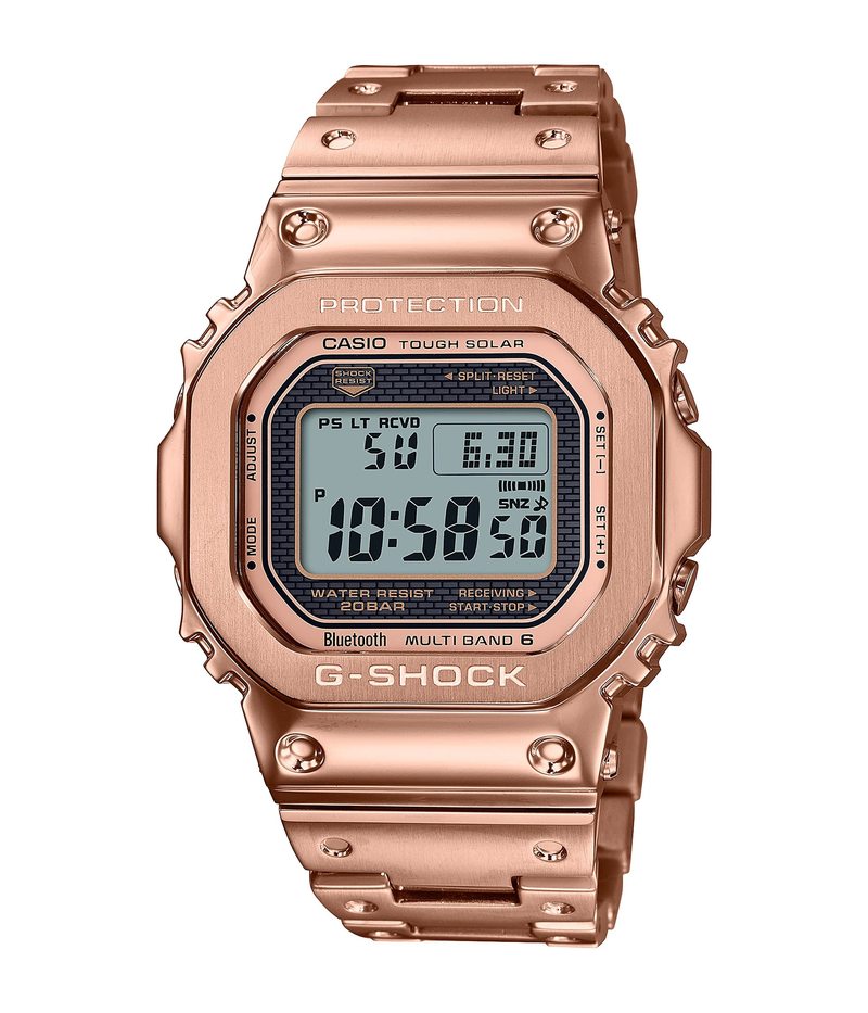ジーショック メンズ 腕時計 アクセサリー GMWB5000GD-4 Rose Gold IP