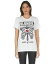 ローレンモシ レディース シャツ トップス Wolf Blondie Heart Boyfriend Tee Milk