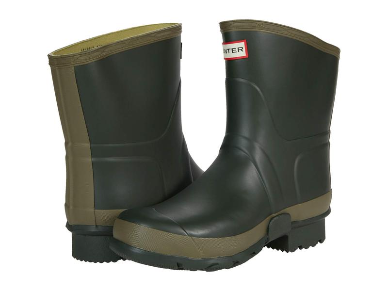 ハンター レディース シューズ ブーツ・レインブーツ Hunter Field Gardener Short Boot Dark Olive/Cl..