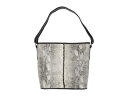 GGtEGX^[ fB[X nhobO obO Python Large Shoulder Bag Grey/Black Pyth