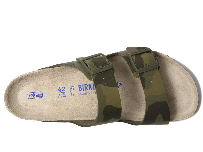 ビルケンシュトック メンズ サンダル シューズ Arizona Soft Footbed Desert Soil Camo Green Birk