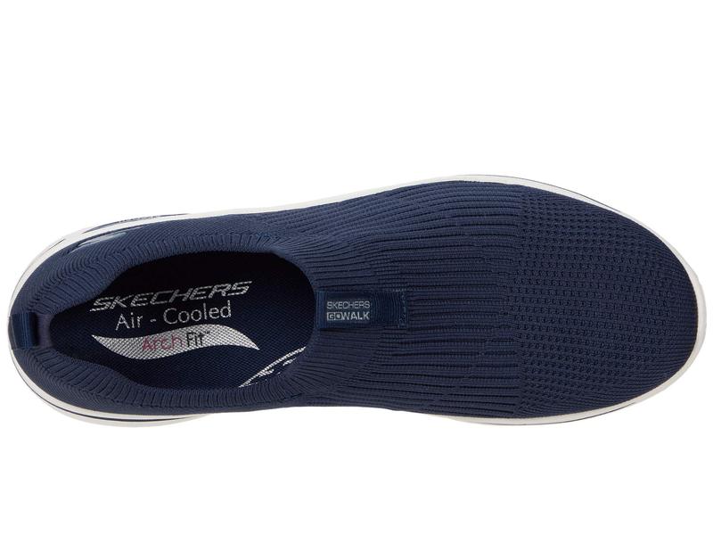 スケッチャーズ レディース スニーカー シューズ Go Walk Arch Fit - 124409 Navy