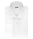 カルバンクライン メンズ シャツ トップス Men's Dress Shirt Regular Fit Non Iron Herringbone French ...